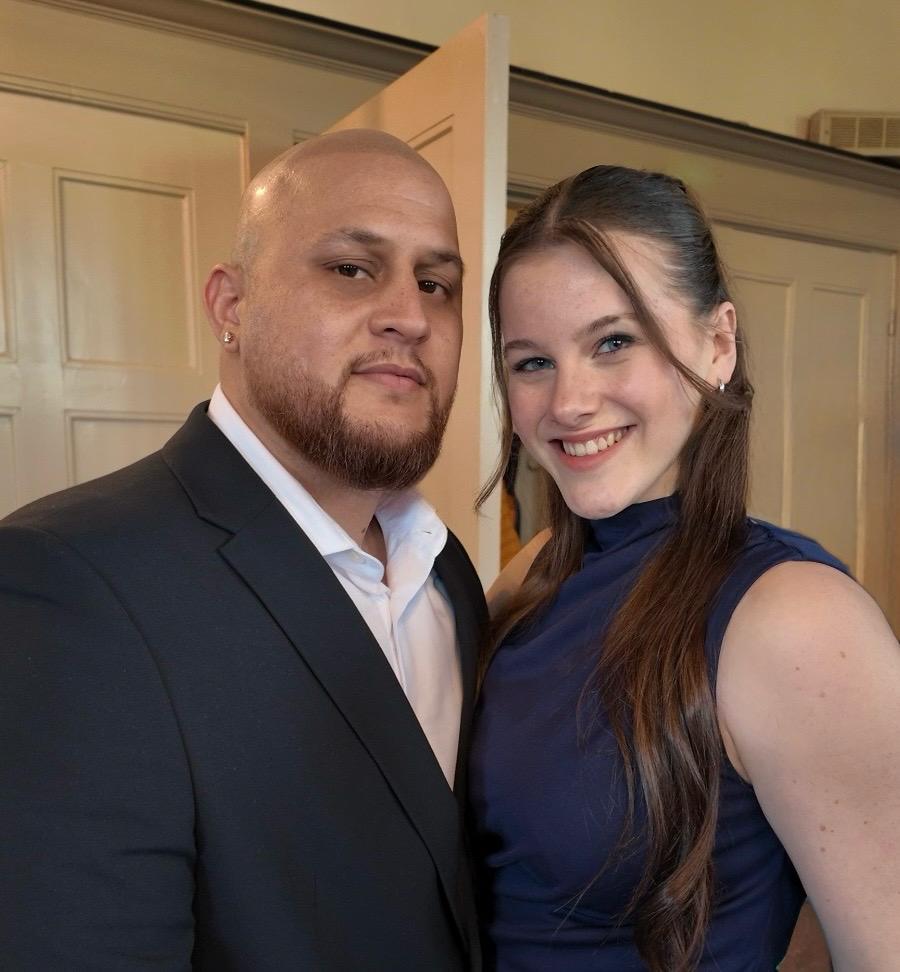 Michael and Celina - the hosts of Blue Horizon Stay